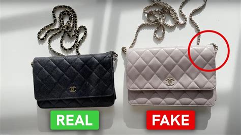 real vs fake chanel|authentic chanel wallet on chain.